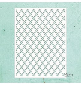 MINTAY MINTAY KREATIVA CHECKERED PLATE 6x8 STENCIL