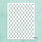 MINTAY MINTAY KREATIVA CHECKERED PLATE 6x8 STENCIL