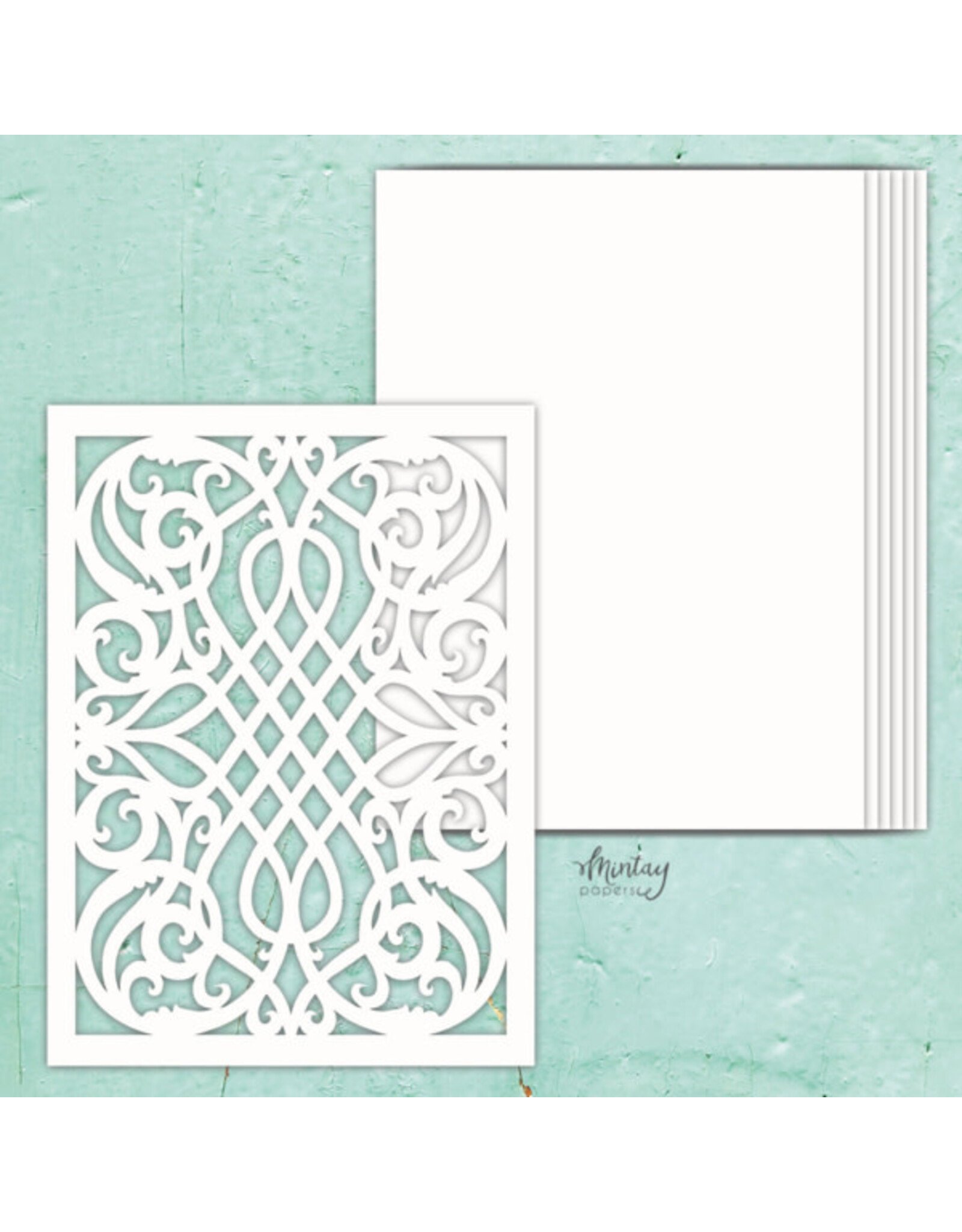 MINTAY MINTAY CHIPPIES -  TRELLIS CHIPBOARD ALBUM BASE