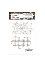 LISA HORTON CRAFTS LISA HORTON CRAFTS MUSE & MAKER WEATHER GRID A6 CLEAR STAMP SET
