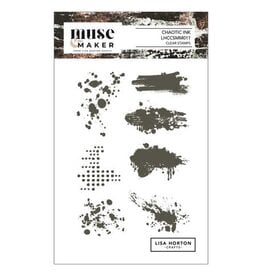 LISA HORTON CRAFTS LISA HORTON CRAFTS MUSE & MAKER CHAOTIC INK A6 CLEAR STAMP SET