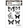 LISA HORTON CRAFTS LISA HORTON CRAFTS MUSE & MAKER SPLINTERED WINGS A6 CLEAR STAMP SET
