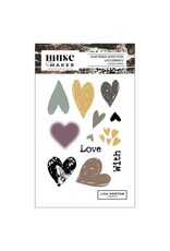 LISA HORTON CRAFTS LISA HORTON CRAFTS MUSE & MAKER SHATTERED AFFECTION A6 CLEAR STAMP SET