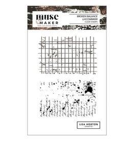 LISA HORTON CRAFTS LISA HORTON CRAFTS MUSE & MAKER BROKEN BALANCE A6 CLEAR STAMP SET