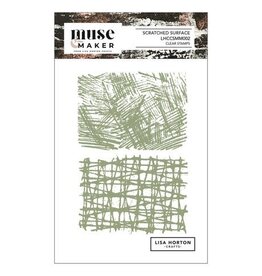 LISA HORTON CRAFTS LISA HORTON CRAFTS MUSE & MAKER SCRATCHED SURFACE A6 CLEAR STAMP SET