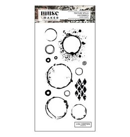 LISA HORTON CRAFTS LISA HORTON CRAFTS MUSE & MAKER TEXTURE SPILLS DL CLEAR STAMP SET