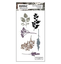 LISA HORTON CRAFTS LISA HORTON CRAFTS MUSE & MAKER FRACTURED FOLIAGE DL CLEAR STAMP SET