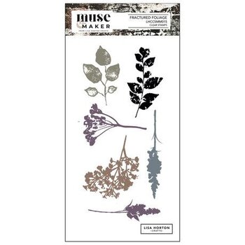 LISA HORTON CRAFTS LISA HORTON CRAFTS MUSE & MAKER FRACTURED FOLIAGE DL CLEAR STAMP SET