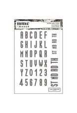 LISA HORTON CRAFTS LISA HORTON CRAFTS MUSE & MAKER WORN AND TYPED DL CLEAR STAMP SET