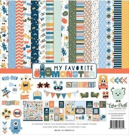 ECHO PARK PAPER ECHO PARK MY FAVORITE MONSTER 12x12 COLLECTION KIT