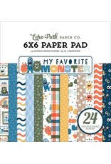 ECHO PARK PAPER ECHO PARK MY FAVORITE MONSTER 6x6 PAPER PAD 24 SHEETS