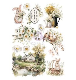PRIMA PRIMA AMONG THE WILDFLOWERSA4 TRANSFER SHEET