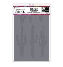RANGER RANGER DINA WAKLEY MEDIA CACTUS MASKS 6x9 STENCIL