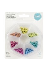 WE R MEMORY KEEPERS WE R MEMORY KEEPERS BRIGHT EYELETS WITH STORAGE CASE 141/PACK
