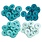 WE R MEMORY KEEPERS WE R AQUA WIDE EYELETS 40/PACK