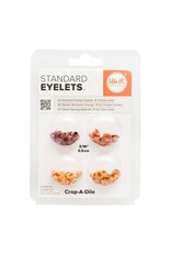 WE R MEMORY KEEPERS WE R MAKERS ORANGE STANDARD EYELETS 60/PACK