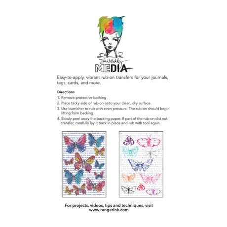 RANGER RANGER DINA WAKLEY FLUTTERS RUB-ONS