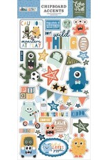 ECHO PARK PAPER ECHO PARK MY FAVORITE MONSTER 6x13 CHIPBOARD ACCENTS