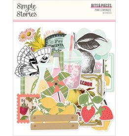 SIMPLE STORIES SIMPLE STORIES PINK LEMONADE BITS & PIECES 82/PK