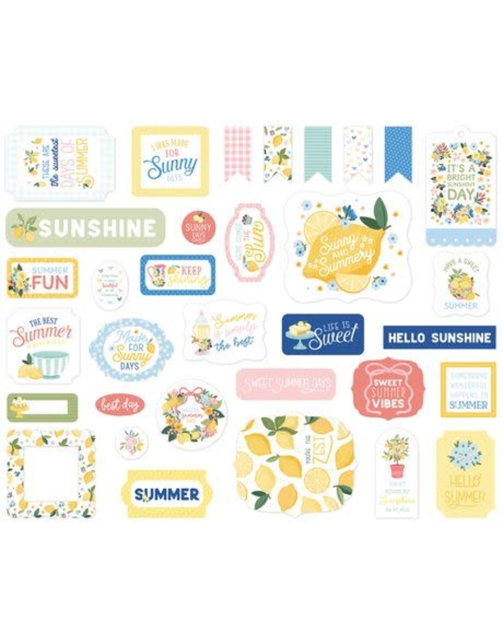 CARTA BELLA CARTA BELLA LEMOANDE EPHEMERA DIE CUTS