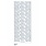 STARFORM STARFORM PLAIN MULTI-PHRASE FRENCH SILVER PEEL OFFS DECO STICKERS
