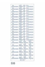 STARFORM STARFORM BONNE FETE MAMAN/PAPA BLACK PEEL OFFS DECO STICKERS