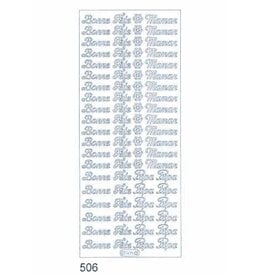 STARFORM STARFORM BONNE FETE MAMAN/PAPA BLACK PEEL OFFS DECO STICKERS