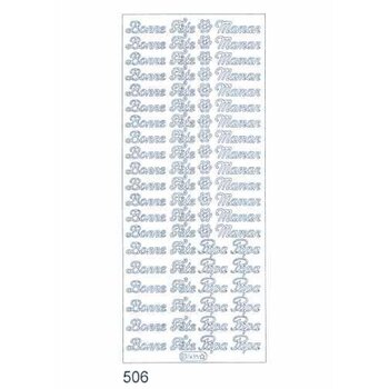 STARFORM STARFORM BONNE FETE MAMAN/PAPA BLACK PEEL OFFS DECO STICKERS