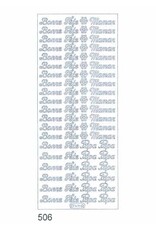 STARFORM STARFORM BONNE FETE MAMAN/PAPA GOLD PEEL OFFS DECO STICKERS