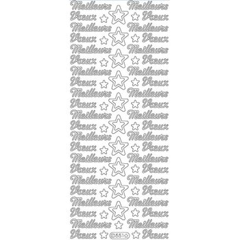 STARFORM STARFORM MEILLEURS VOEUX GOLD PEEL OFFS DECO STICKERS