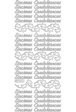STARFORM STARFORM SINCERE CONDOLEANCES BLACK PEEL OFFS DECO STICKERS