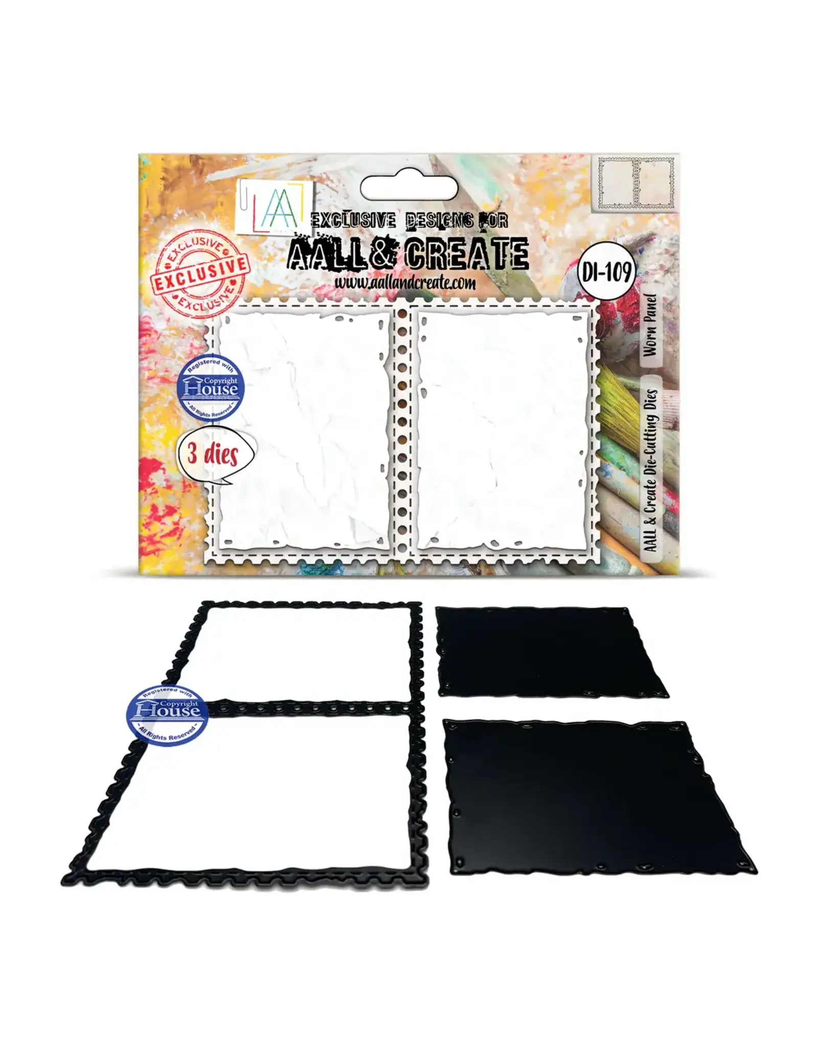 AALL & CREATE AALL & CREATE #109 WORN PANEL DIE SET