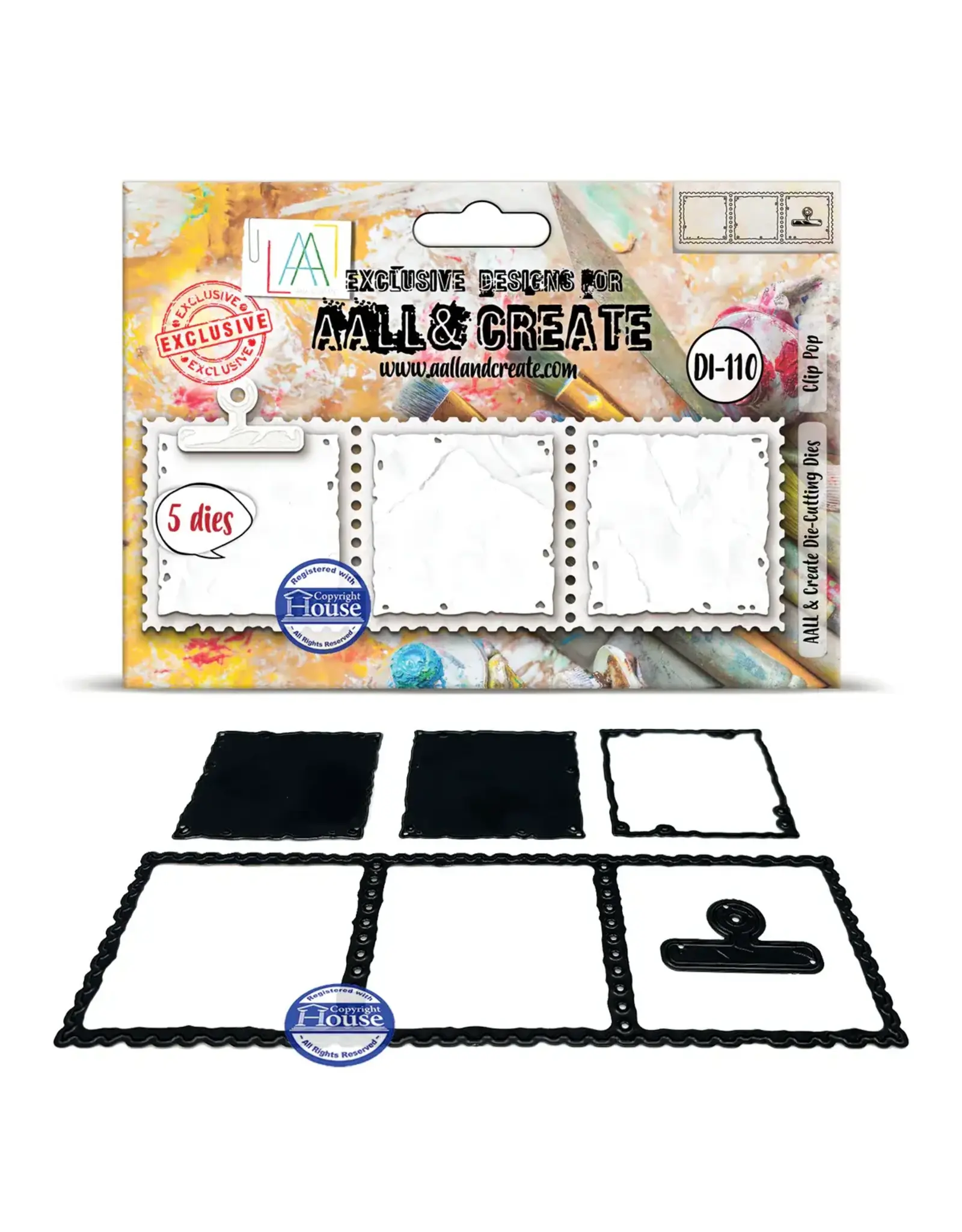 AALL & CREATE AALL & CREATE #110 CLIP POP DIE SET