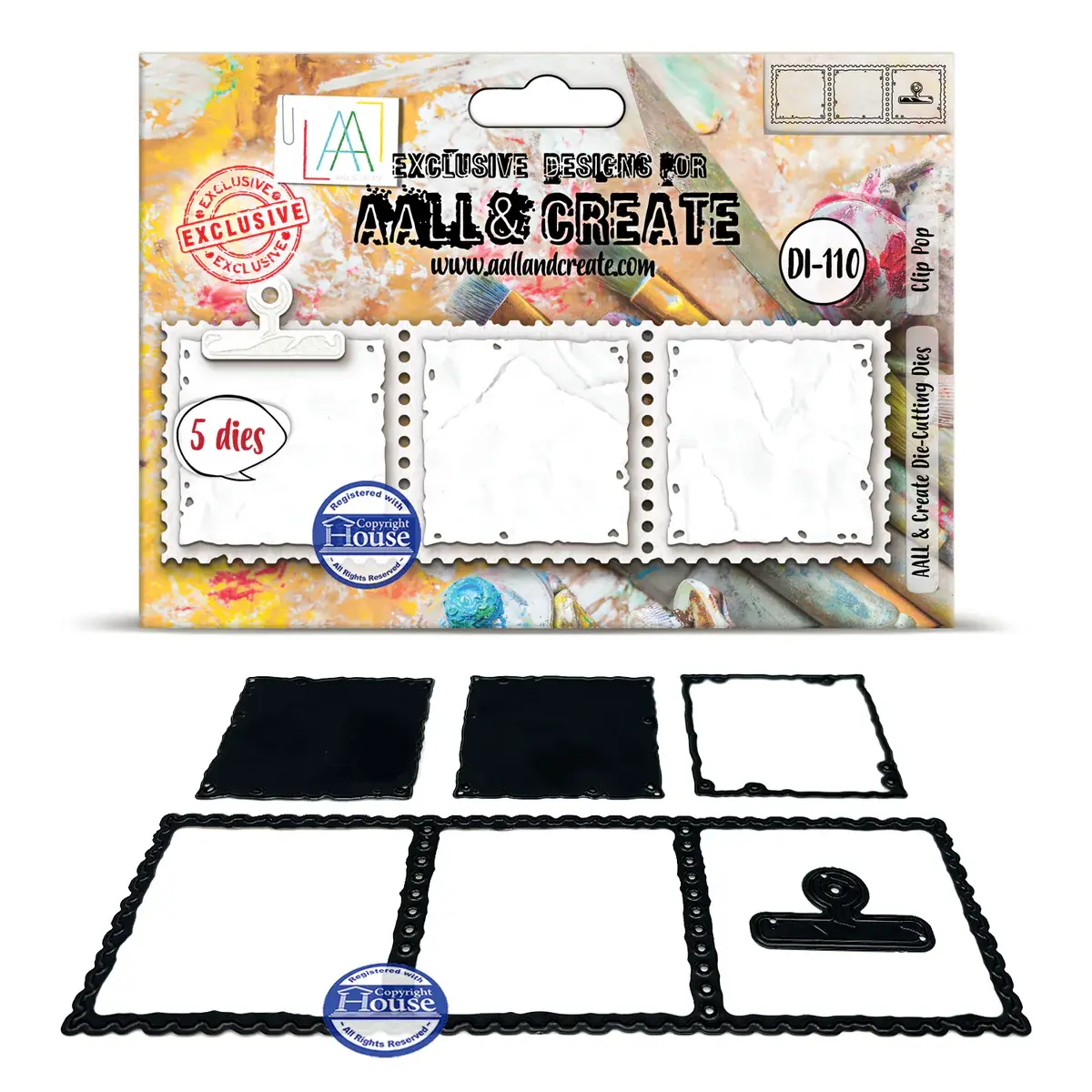 AALL & CREATE AALL & CREATE #110 CLIP POP DIE SET