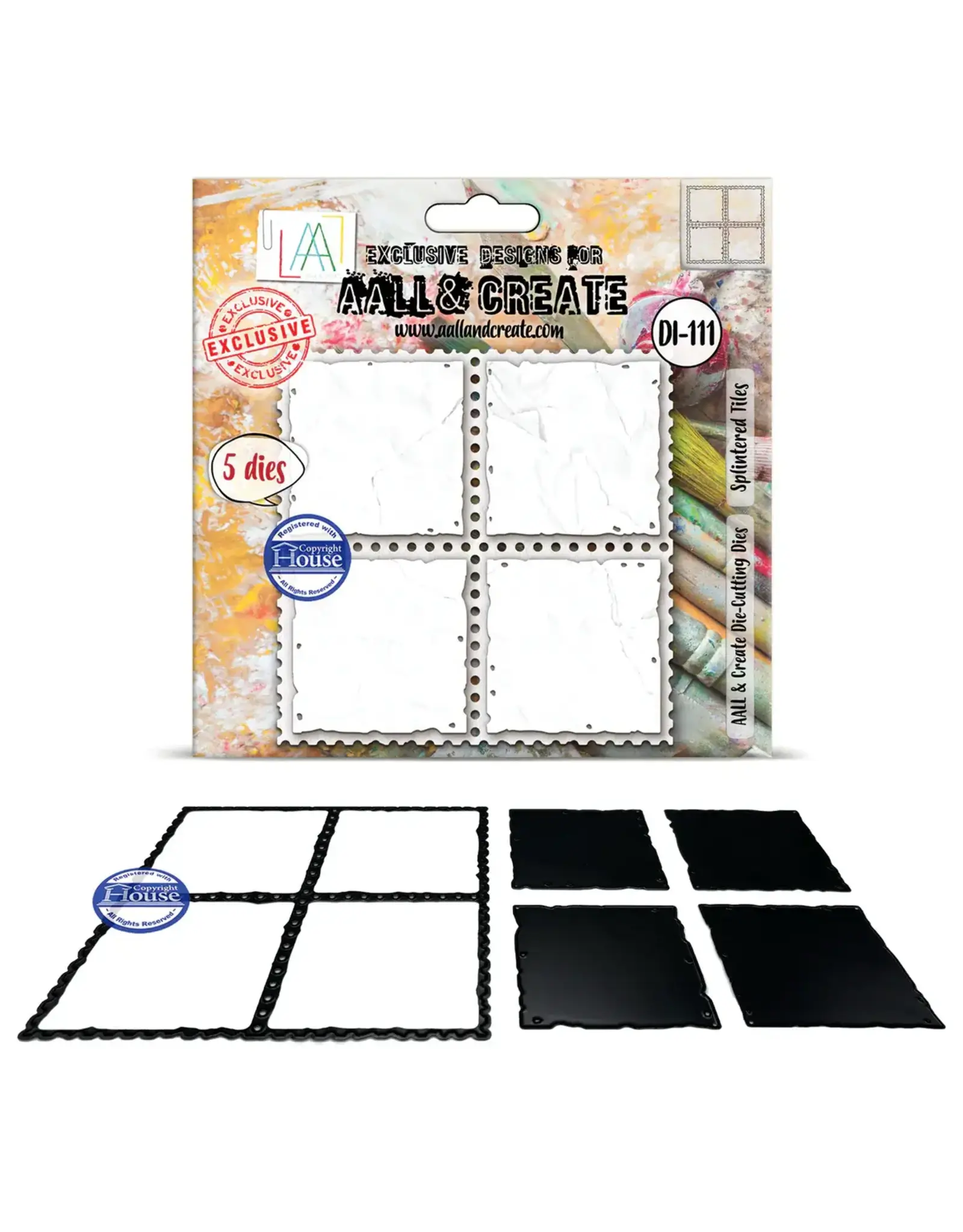 AALL & CREATE AALL & CREATE #111 SPLINTERED TILES DIE SET
