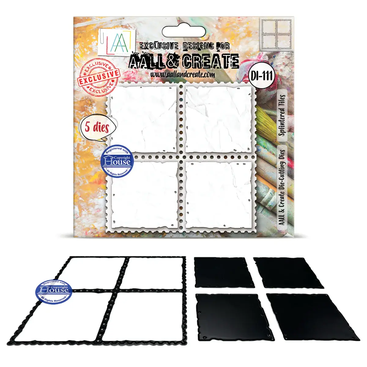 AALL & CREATE AALL & CREATE #111 SPLINTERED TILES DIE SET