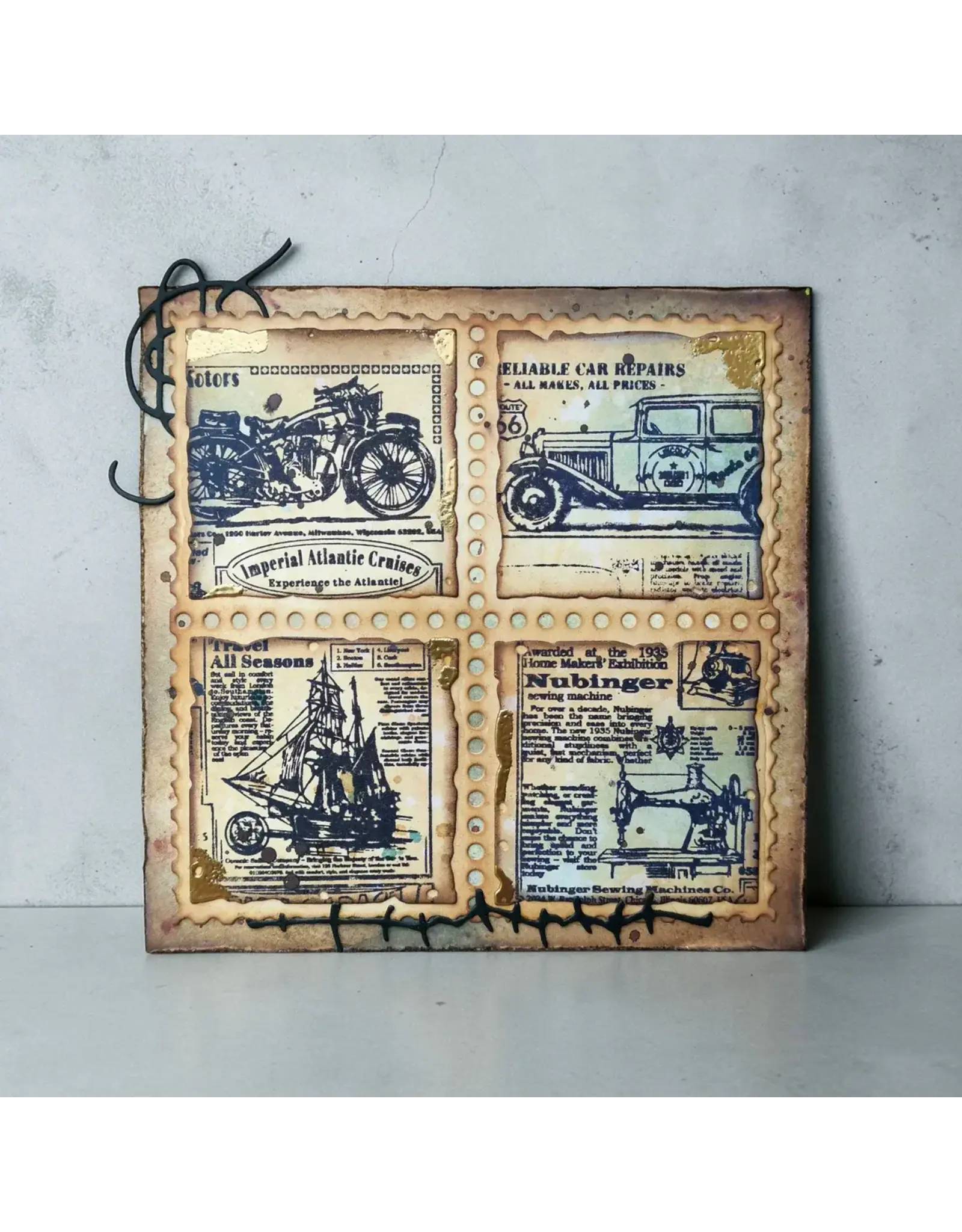 AALL & CREATE AALL & CREATE #111 SPLINTERED TILES DIE SET