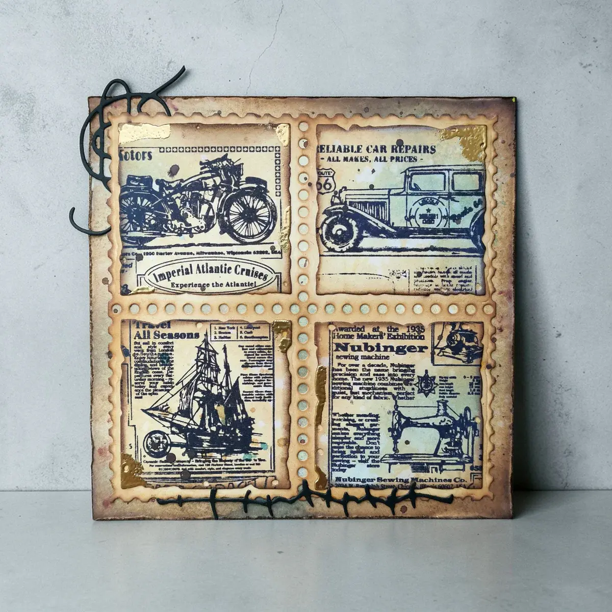 AALL & CREATE AALL & CREATE #111 SPLINTERED TILES DIE SET