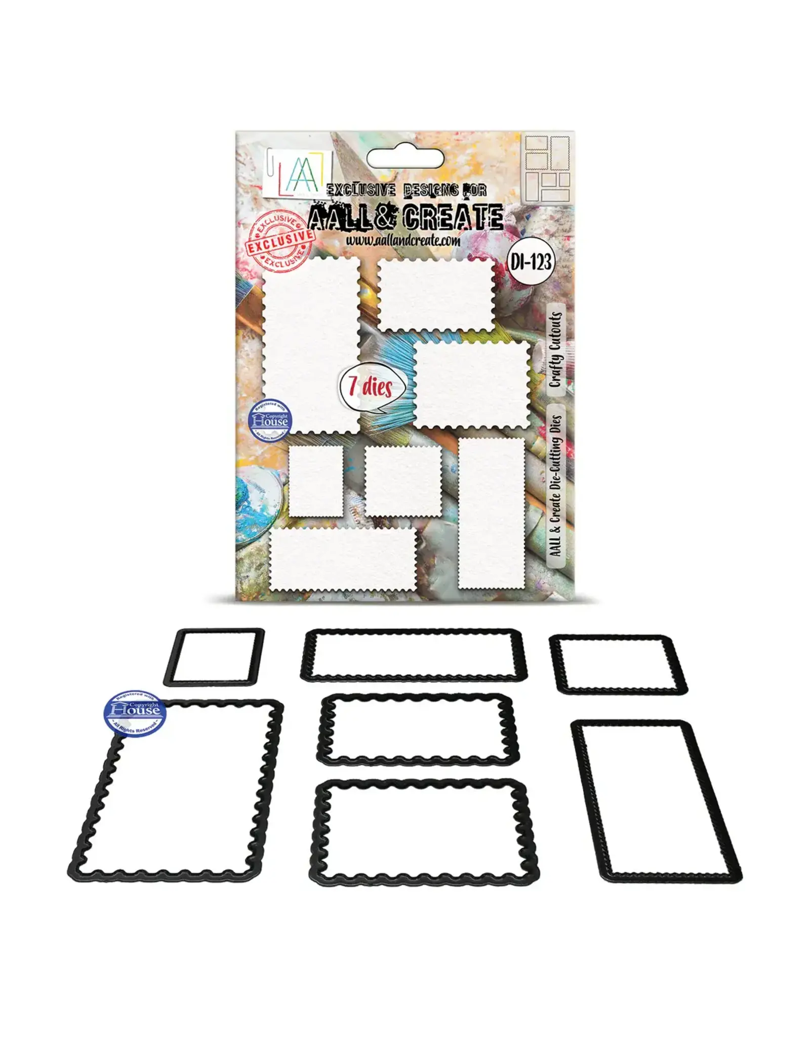 AALL & CREATE AALL & CREATE #123 CRAFTY CUTOUTS DIE SET