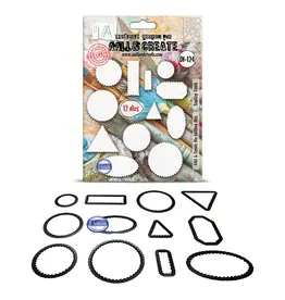 AALL & CREATE AALL & CREATE #124 SCALLOP OVALS DIE SET