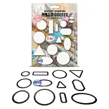 AALL & CREATE AALL & CREATE #124 SCALLOP OVALS DIE SET