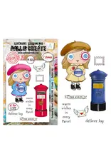 AALL & CREATE AALL & CREATE JANET KLEIN #1376 DELIVER JOY A7 CLEAR STAMP SET