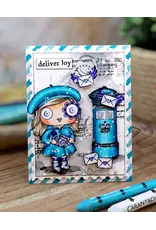 AALL & CREATE AALL & CREATE JANET KLEIN #1376 DELIVER JOY A7 CLEAR STAMP SET
