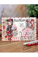 AALL & CREATE AALL & CREATE JANET KLEIN #1378 MISS DEE FIRST CLASS A7 CLEAR STAMP SET