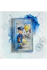 AALL & CREATE AALL & CREATE JANET KLEIN #1379 DEE DELIVERS A7 CLEAR STAMP SET