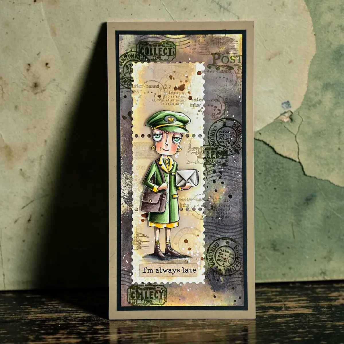 AALL & CREATE AALL & CREATE JANET KLEIN #1379 DEE DELIVERS A7 CLEAR STAMP SET