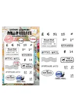AALL & CREATE AALL & CREATE JANET KLEIN #1380 POSTAL BITS A7 CLEAR STAMP SET