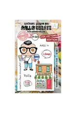 AALL & CREATE AALL & CREATE JANET KLEIN #1302 LIL ABS 2 A7 CLEAR STAMP SET