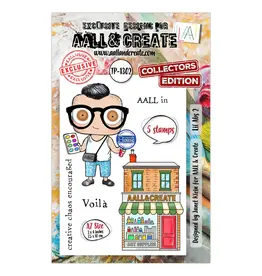 AALL & CREATE AALL & CREATE JANET KLEIN #1302 LIL ABS 2 A7 CLEAR STAMP SET