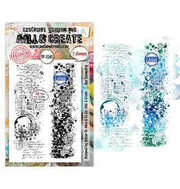 AALL & CREATE AALL & CREATE AUTOUR DE MWA #1341 BEE GEOMETRY A6 CLEAR STAMP SET